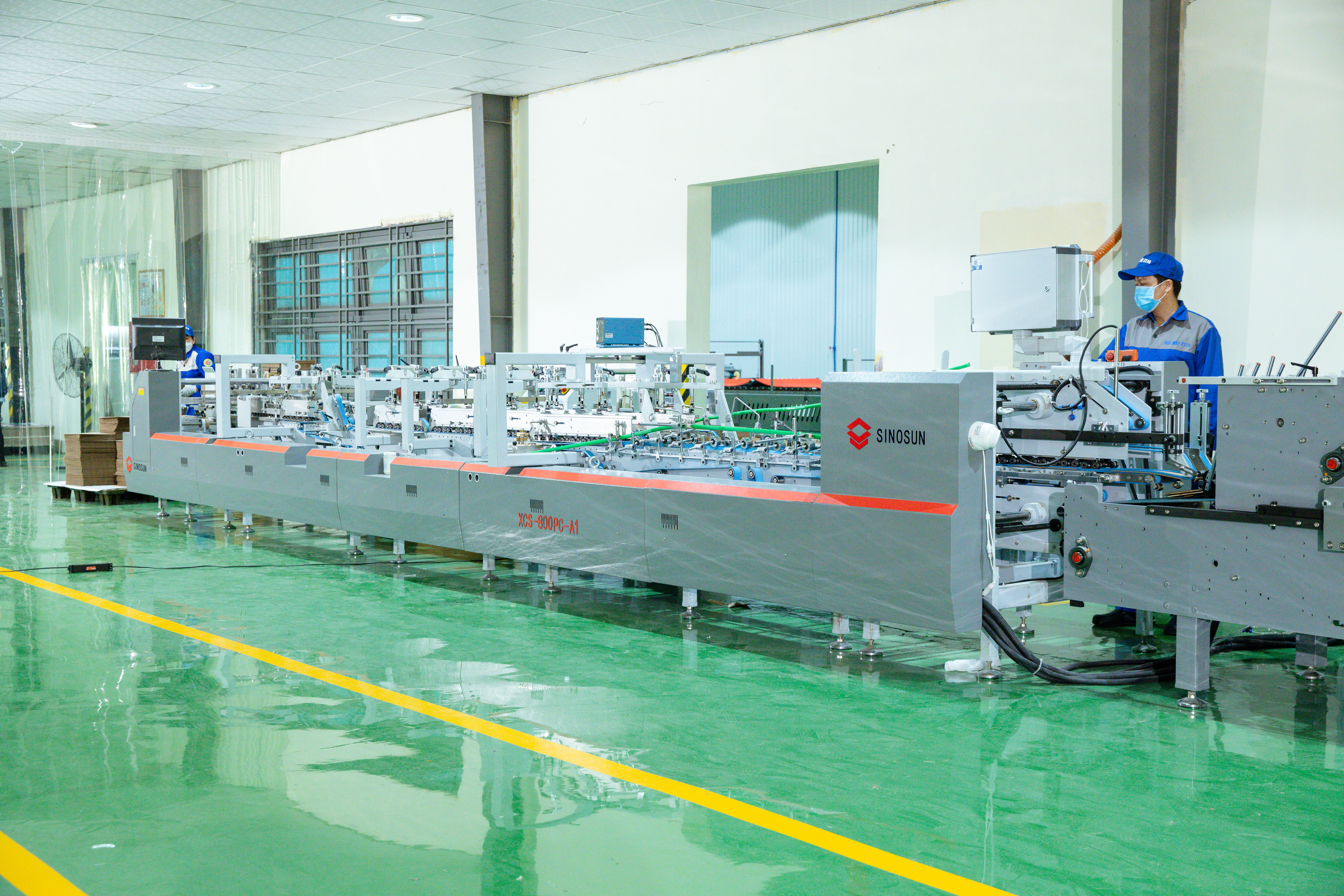 Máy dán hộp tự động Sinosun XCS-800PC-A1